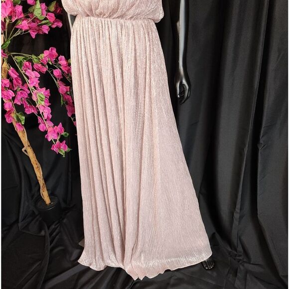 NWT Halston Adler Shimmer Jersey Gown SZ 4 - Picture 12 of 16
